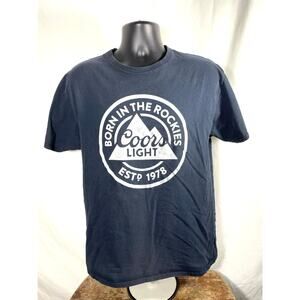 Coors Light Born In The Rockies T-Shirt Large